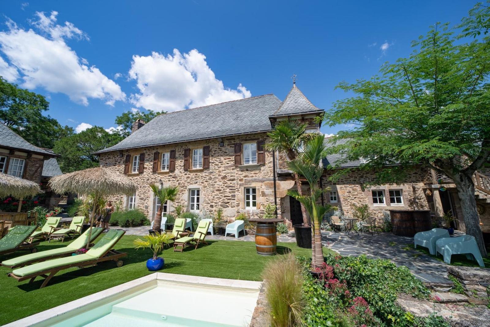 ホテル Chateau De Longcol La Fouillade エクステリア 写真